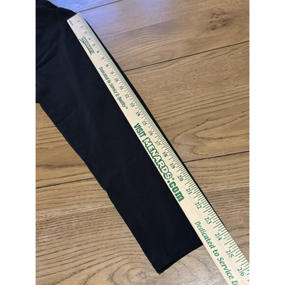 Athleta Layered Shirt‎ Scrunch Bottom Size Medium Black Polyester Blend Preppy - Picture 11 of 15